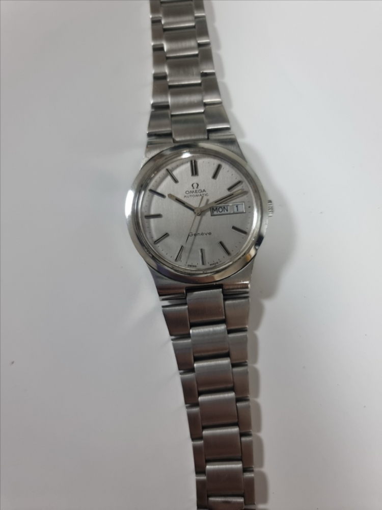 오메가 정품 빈티지 OMEGE 제네브 은장 올제치 메탈--9