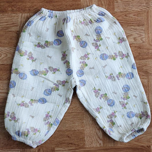 프레젠트프로젝트 프프 고쟁이 그랜마 팬츠 러브베어 보라색 풍선 M사이즈