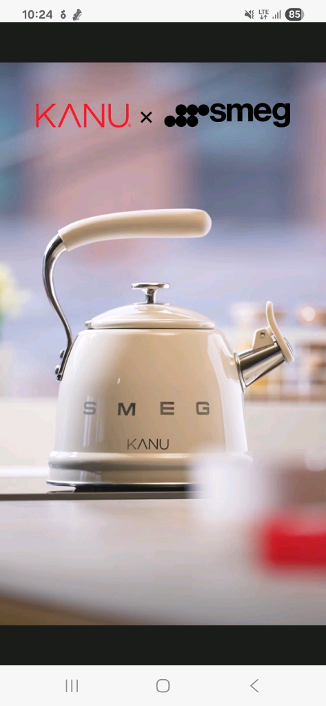 카누 X 스메그 콜라보 휘슬 주전자 2.3L (미개봉품)--5