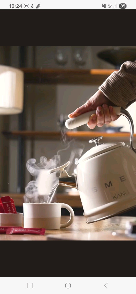 카누 X 스메그 콜라보 휘슬 주전자 2.3L (미개봉품)--6