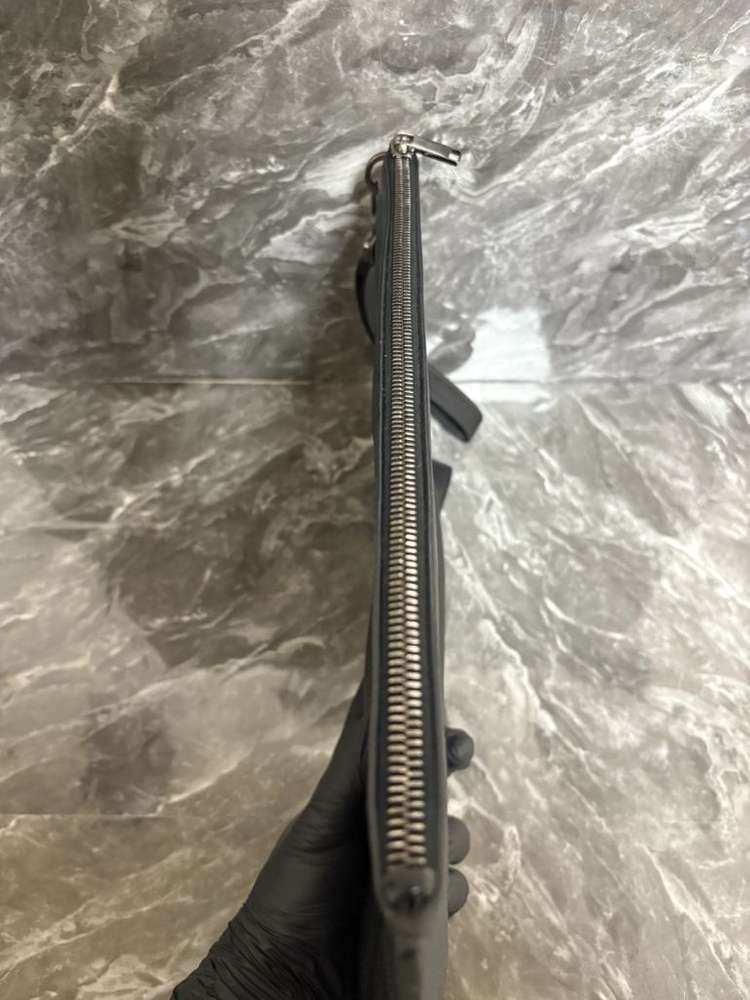 디올 A4 CD로고 레더 클러치--3