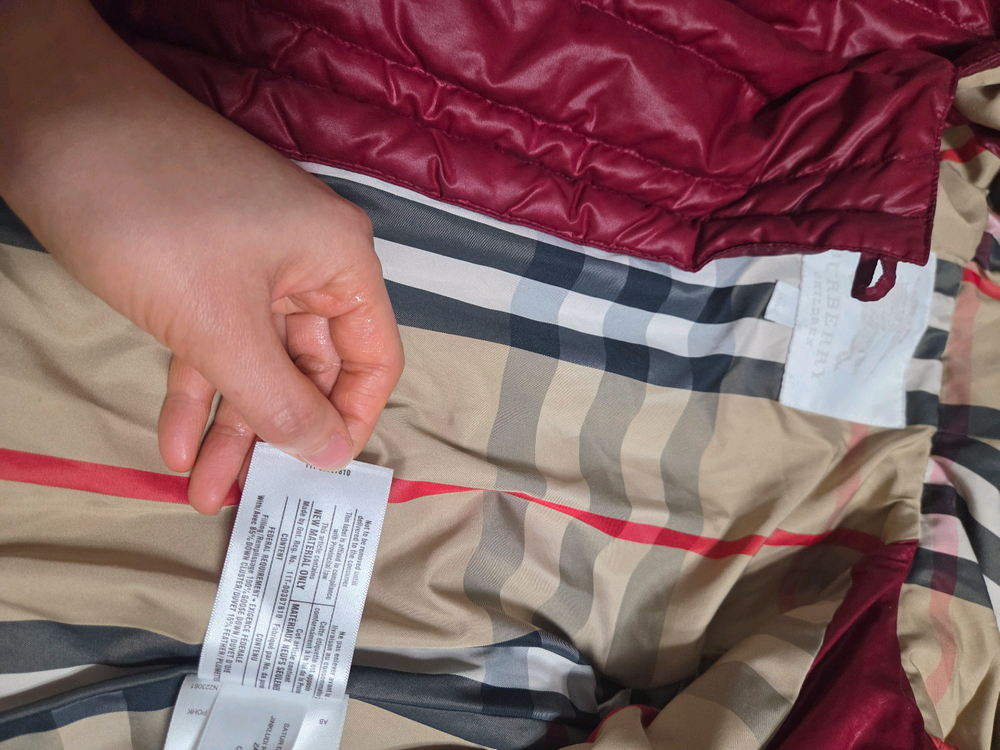 버버리 정품 유아 덕다운 경량패딩 3Y 100-110--7