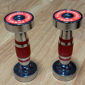 스포뱅크 국산 크롬도금 아령 1kg 2개 세트 팝니다