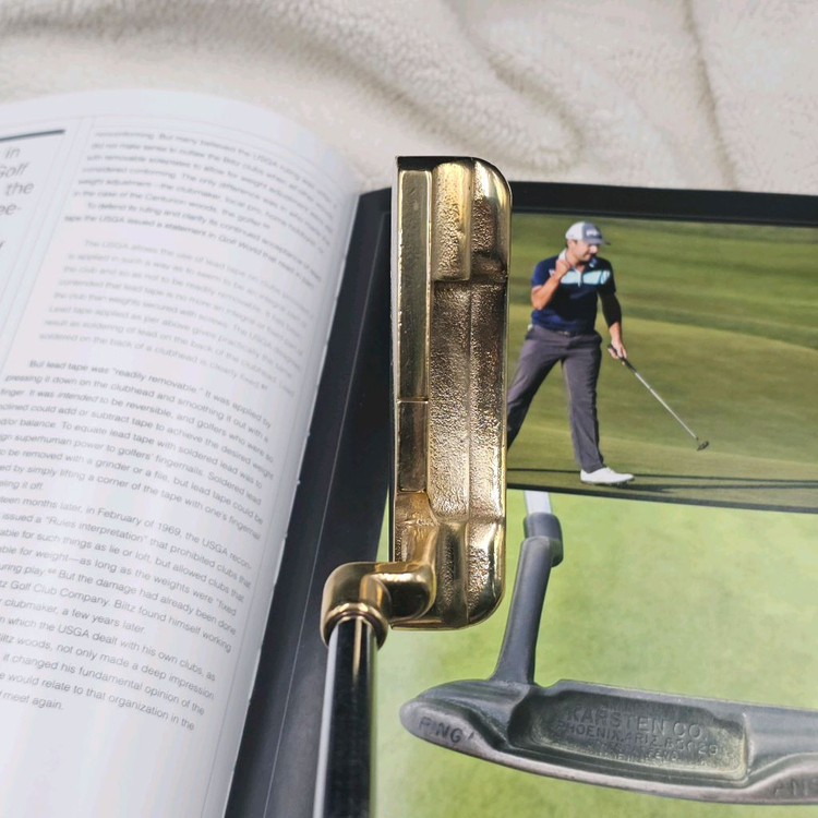 핑 황동퍼터 앤서 Karsten Co Dalehead Anser 소장용 희귀 올드퍼터--4