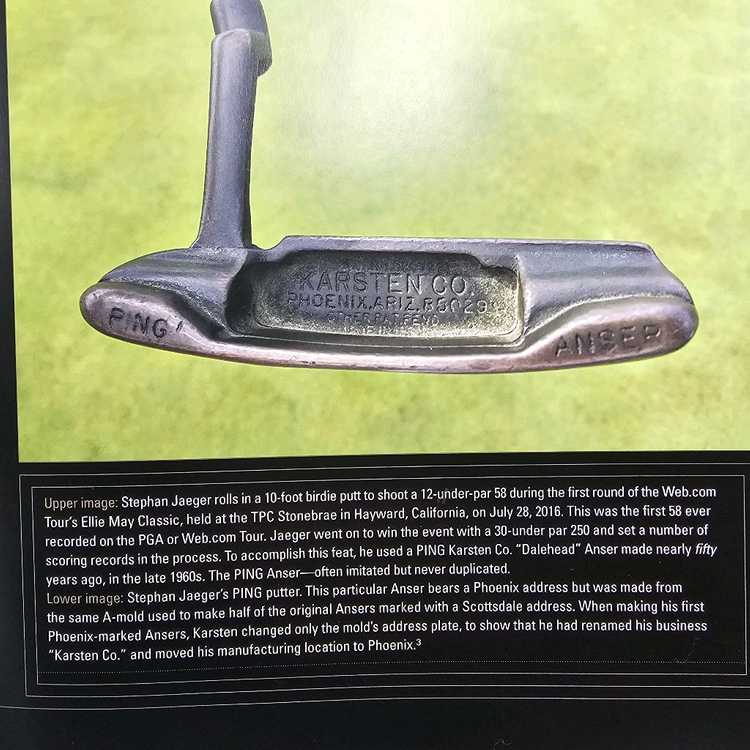 핑 황동퍼터 앤서 Karsten Co Dalehead Anser 소장용 희귀 올드퍼터--7