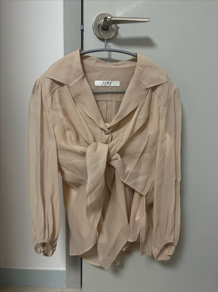 타임 리본 블라우스--1