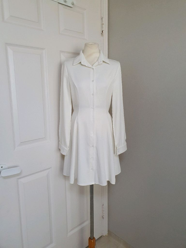 (새상품)셔츠형 미니원피스 겸 롱자켓 44반~55반--0