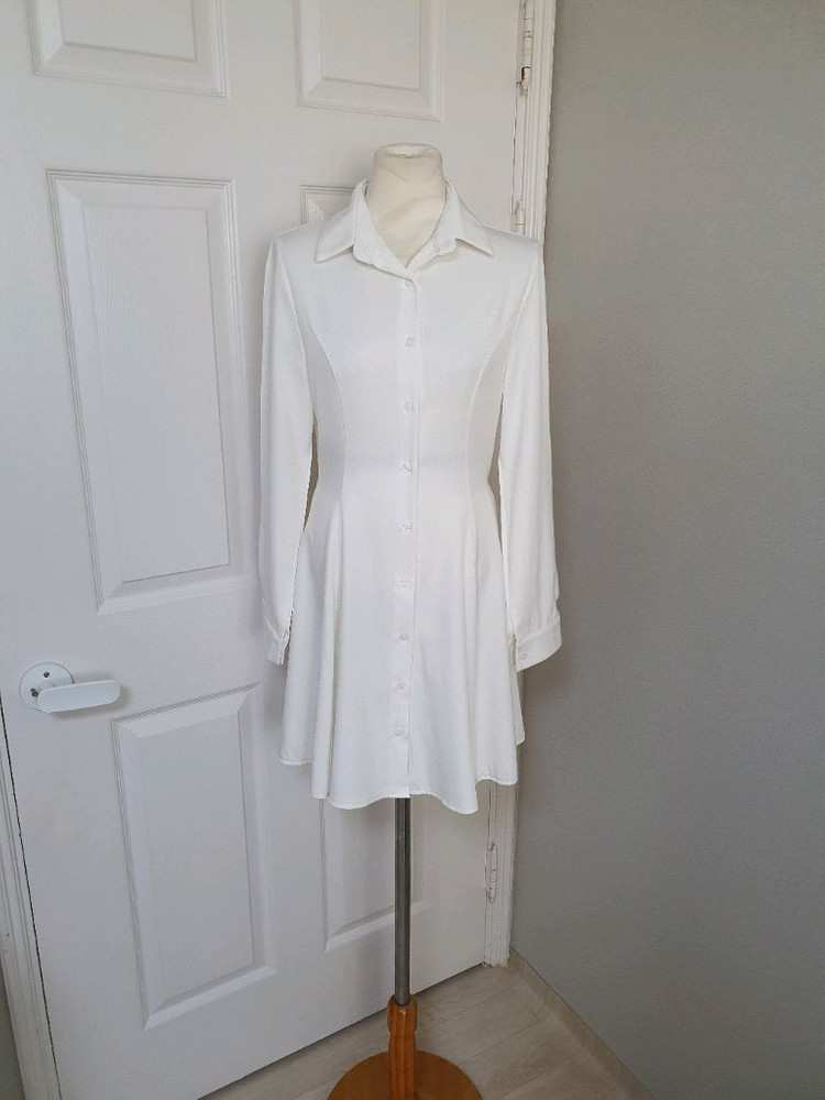 (새상품)셔츠형 미니원피스 겸 롱자켓 44반~55반--2