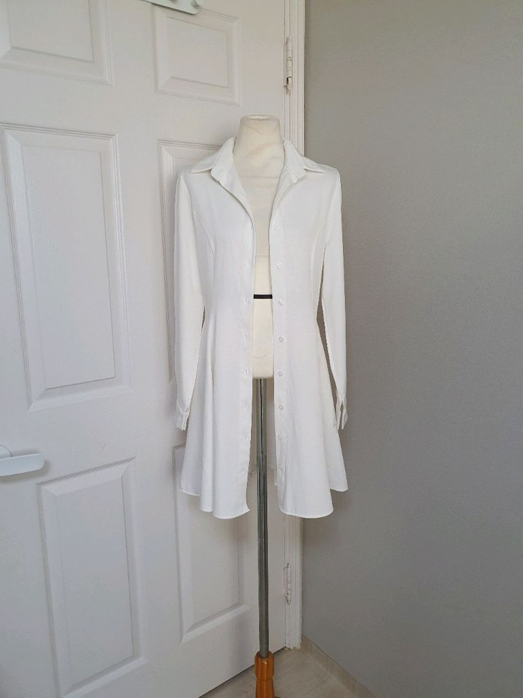 (새상품)셔츠형 미니원피스 겸 롱자켓 44반~55반--3