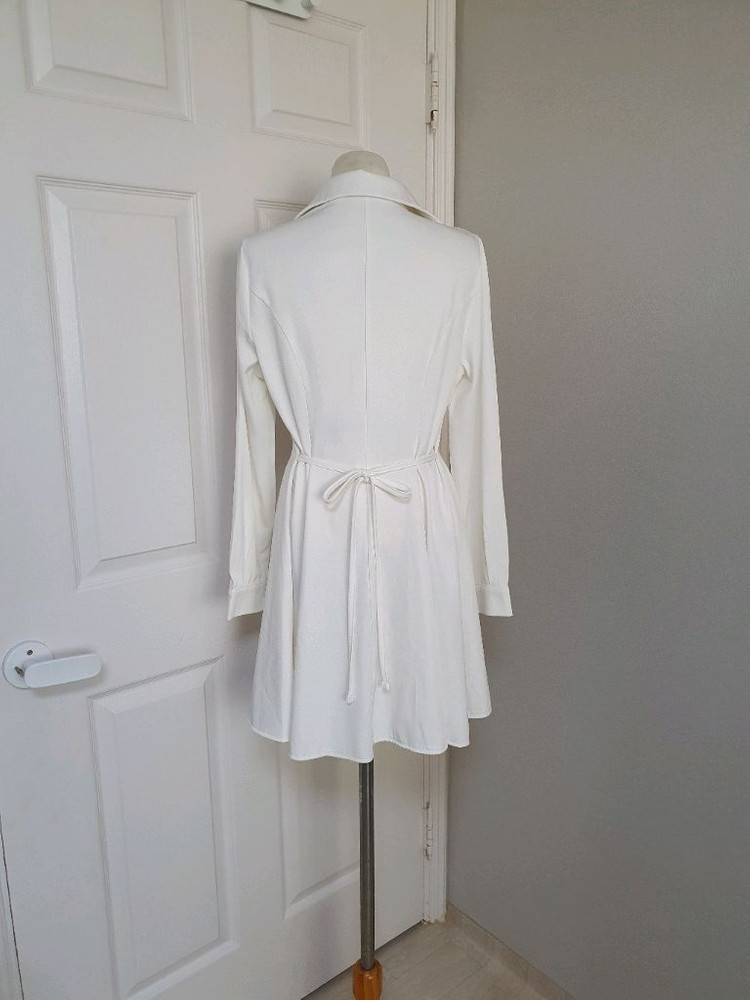 (새상품)셔츠형 미니원피스 겸 롱자켓 44반~55반--4