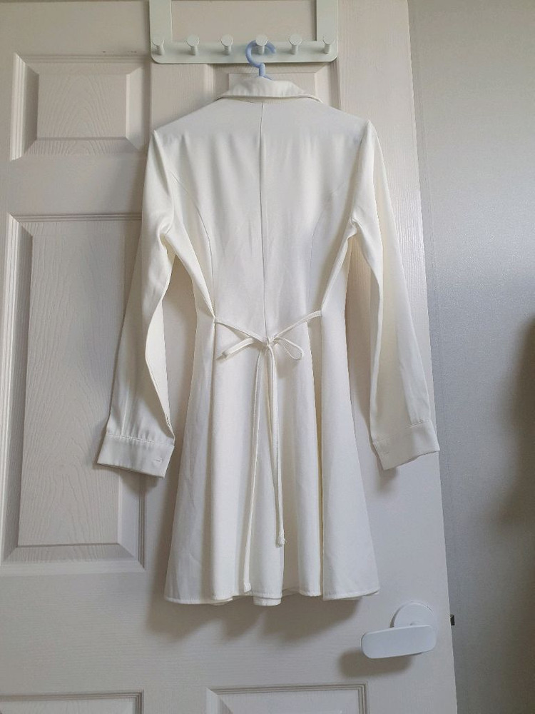 (새상품)셔츠형 미니원피스 겸 롱자켓 44반~55반--6