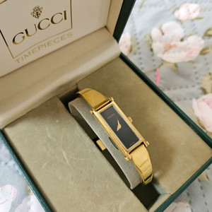 구찌 올금장 여성 메탈 시계 /SWISS