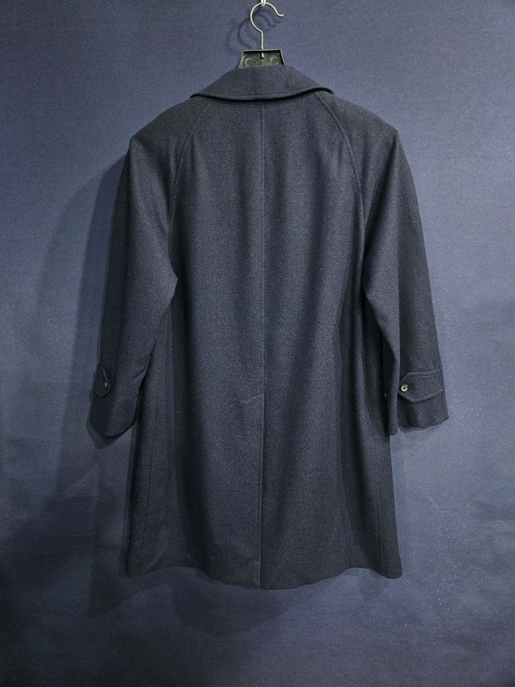 버버리스 네이비 남성 95 올드스쿨 울 하프코트--1