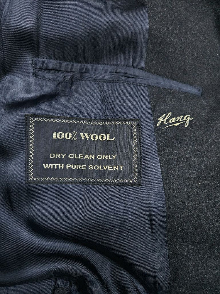 버버리스 네이비 남성 95 올드스쿨 울 하프코트--8