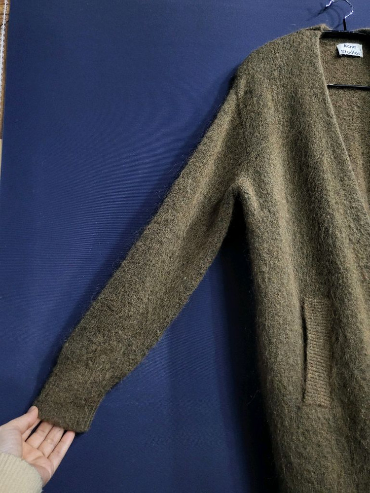 아크네 스튜디오 모헤어 롱가디건--1