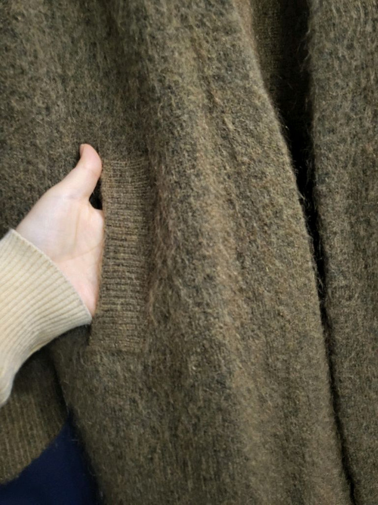 아크네 스튜디오 모헤어 롱가디건--2