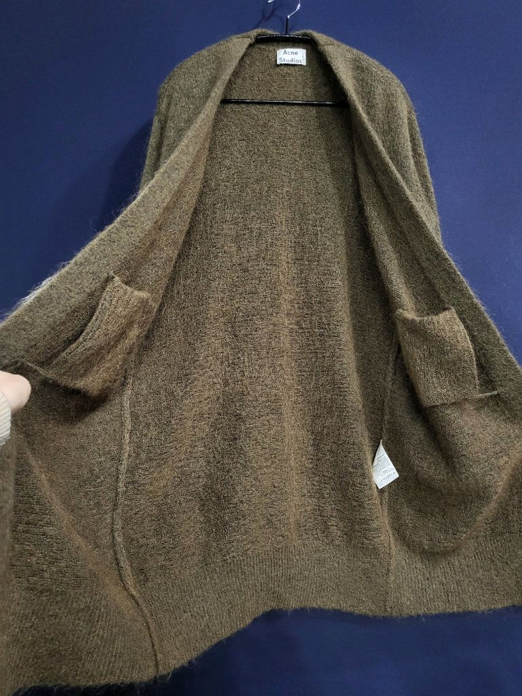 아크네 스튜디오 모헤어 롱가디건--3