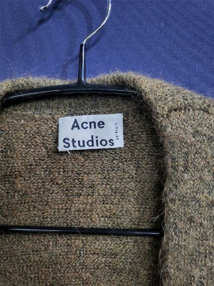 아크네 스튜디오 모헤어 롱가디건--6
