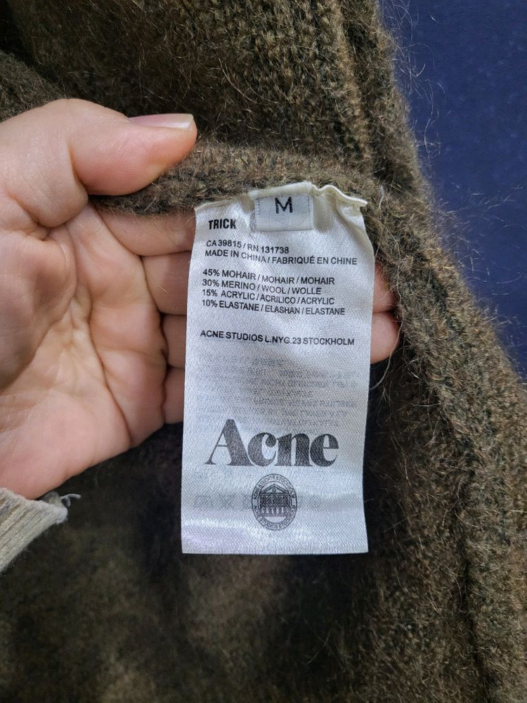 아크네 스튜디오 모헤어 롱가디건--7