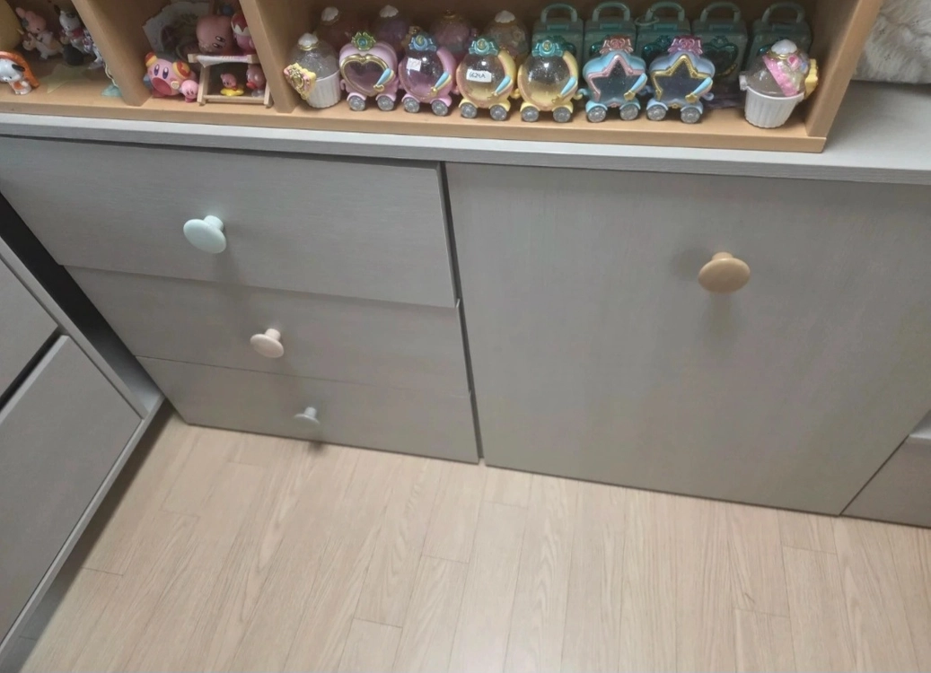 피노키오 콜로디룸 아이 침대 수납장 세트 이미지