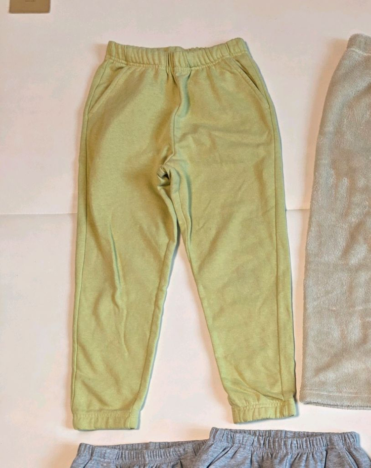 키즈 남아 여아 바지 130 폴햄키즈 약기모 팬츠. 플리스 와이드 바지, 수면바지--1