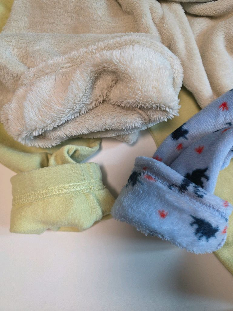 키즈 남아 여아 바지 130 폴햄키즈 약기모 팬츠. 플리스 와이드 바지, 수면바지--5