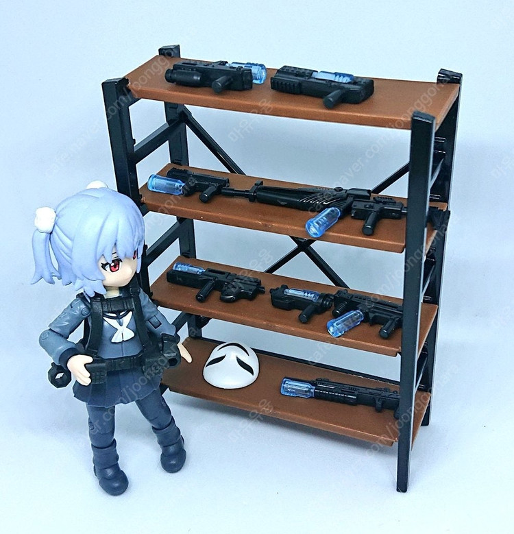 피규어 창채소녀정원 30ms 걸프라 피그마 피규어아츠 미니츄어 1/12 스케일 거울 책장 쇼파 세트 치토세리움--3