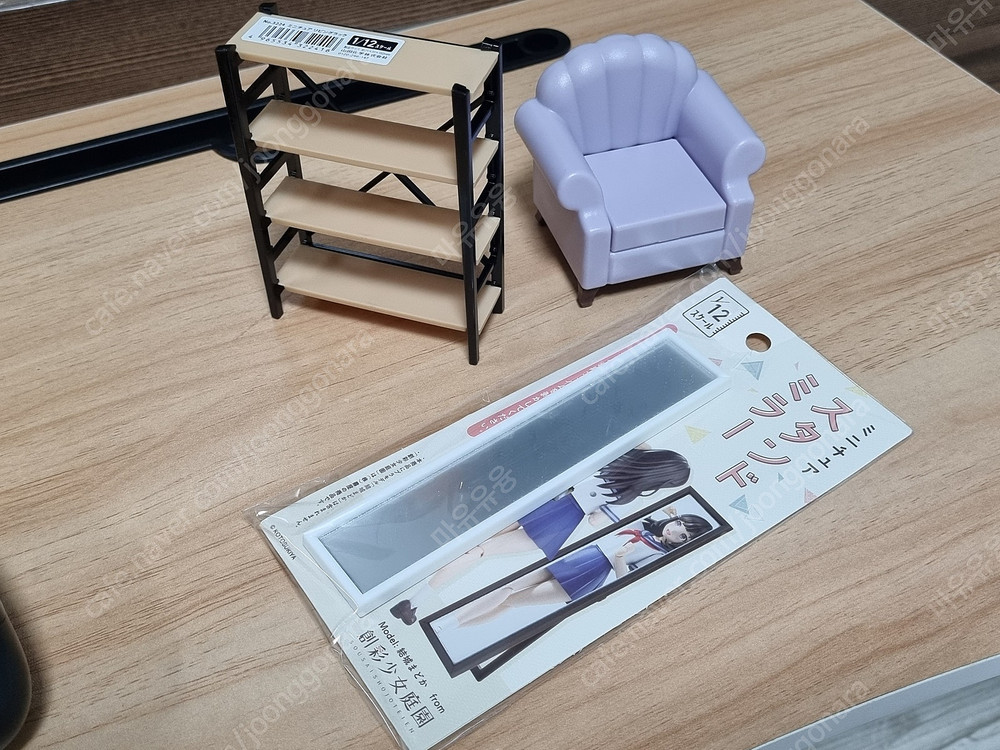 피규어 창채소녀정원 30ms 걸프라 피그마 피규어아츠 미니츄어 1/12 스케일 거울 책장 쇼파 세트 치토세리움--5