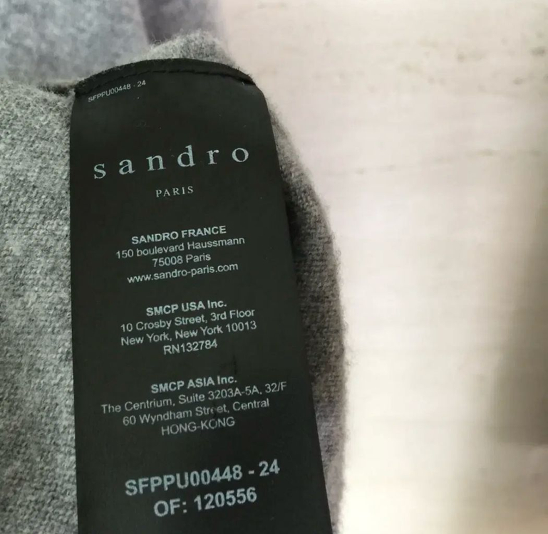 sandro 산드로 V넥 니트 55--4