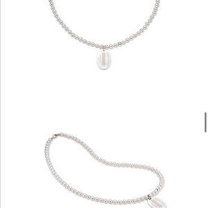 빈티지포유 스왈진주팬던트 목걸이