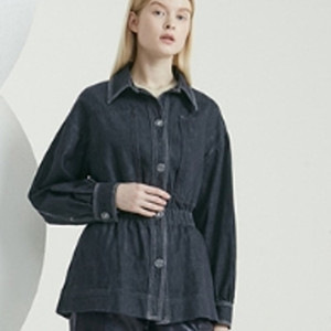 타임 time 버튼업 데님 자켓 55 사이즈 정품 이미지