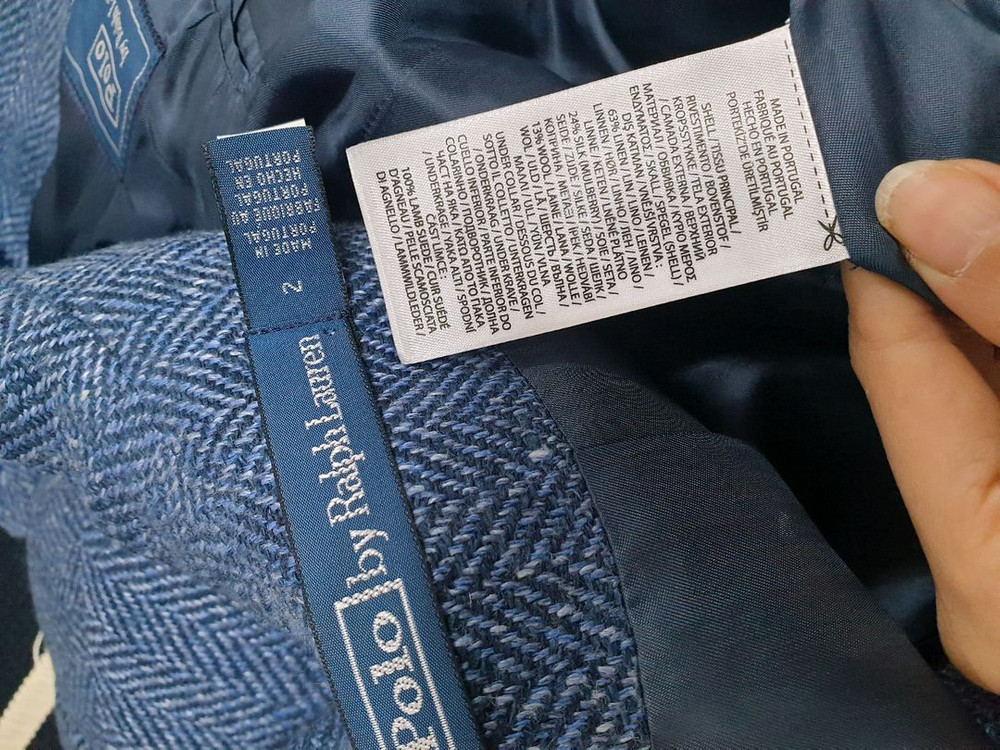 폴로랄프로렌 헤링본 리넨 블렌드 블레이저/2--5