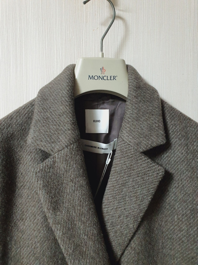 구호 kuho 테일러드 핸드메이드 코트 66사이즈 새상품 정품--2