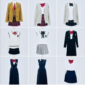 여성 교복 세트 이미지