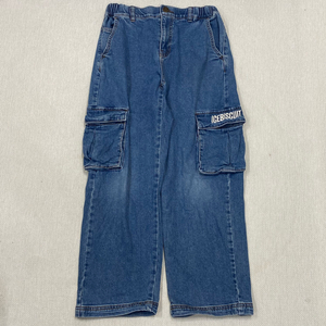 아이스비스킷 키즈 빈티지 카고 데님 팬츠 155