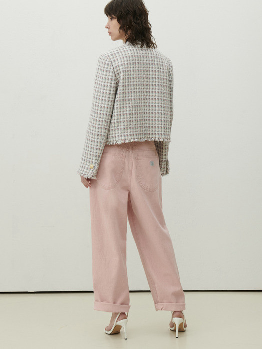 새상품:)모먼 트위드 자켓(채정안,이현이착용)--4