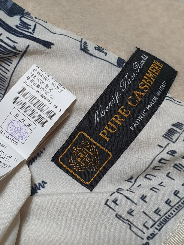 래트 latt 이태리 100% 캐시미어 코트 66 사이즈 정품--9