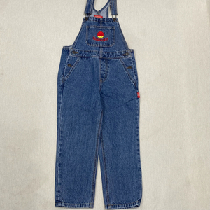 아이스비스킷 키즈 데님 멜빵 바지 130