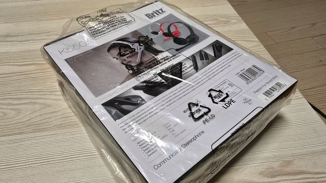 [미개봉] 브리츠 K550 헤드셋 새제품--1