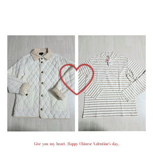 브랜드 여아 퀼팅 자켓, 목폴라 티셔츠 일괄 160(새상품)