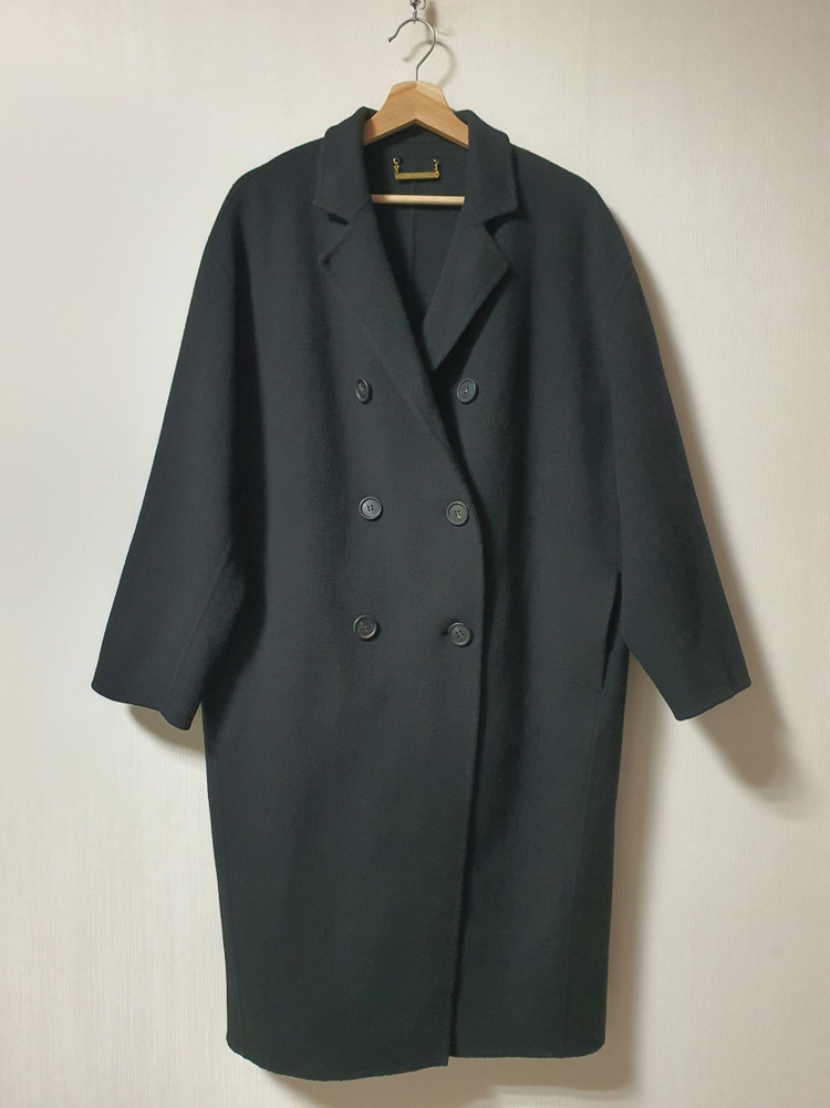 시스템 system 더블 버튼 핸드메이드 코트 55~ 66 사이즈 정품--2