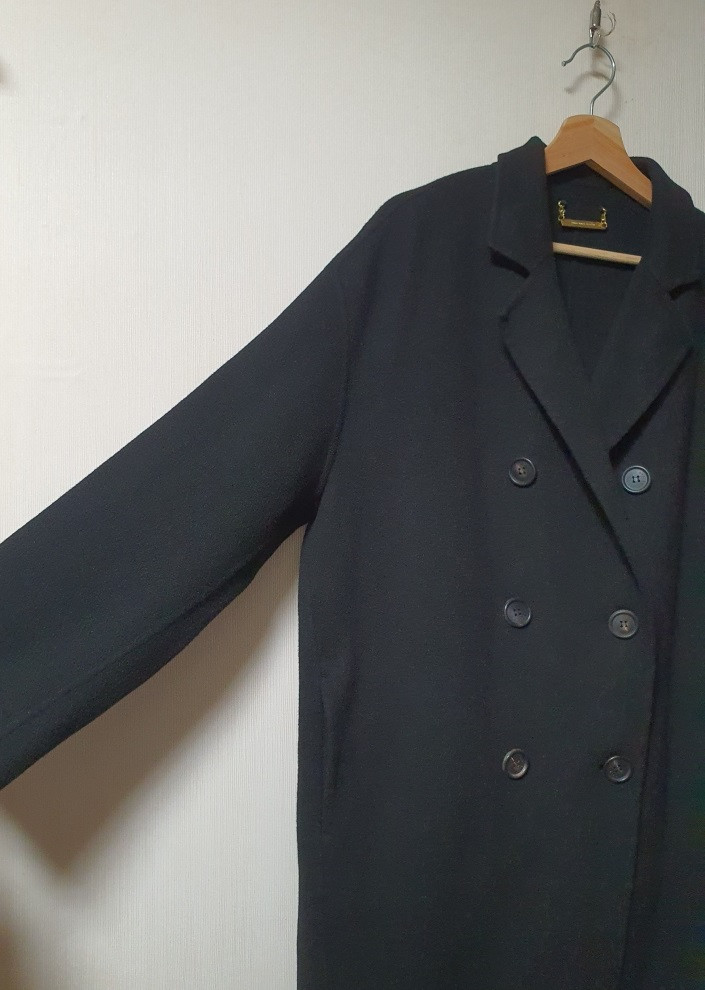 시스템 system 더블 버튼 핸드메이드 코트 55~ 66 사이즈 정품--6