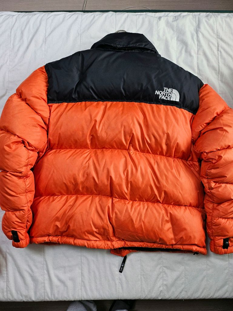 노스페이스 1996 눕시 패딩 오렌지--3