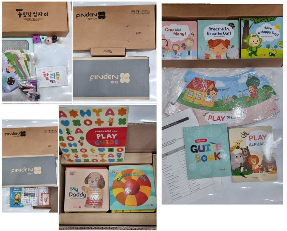 핀덴카,핀덴베베,톡톡,말놀이,플레이블럭,멀티블럭,코코,퍼니트리,톡톡미니,베베미니,뮤직스토리텔링~~사진에 있는모든것--4