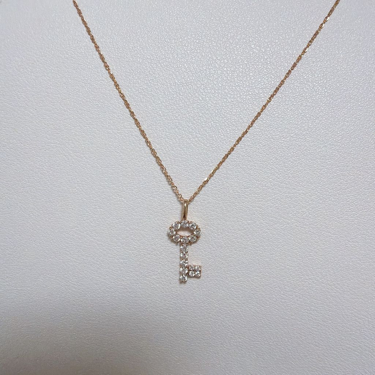 14k 키 펜던트 목걸이 이미지