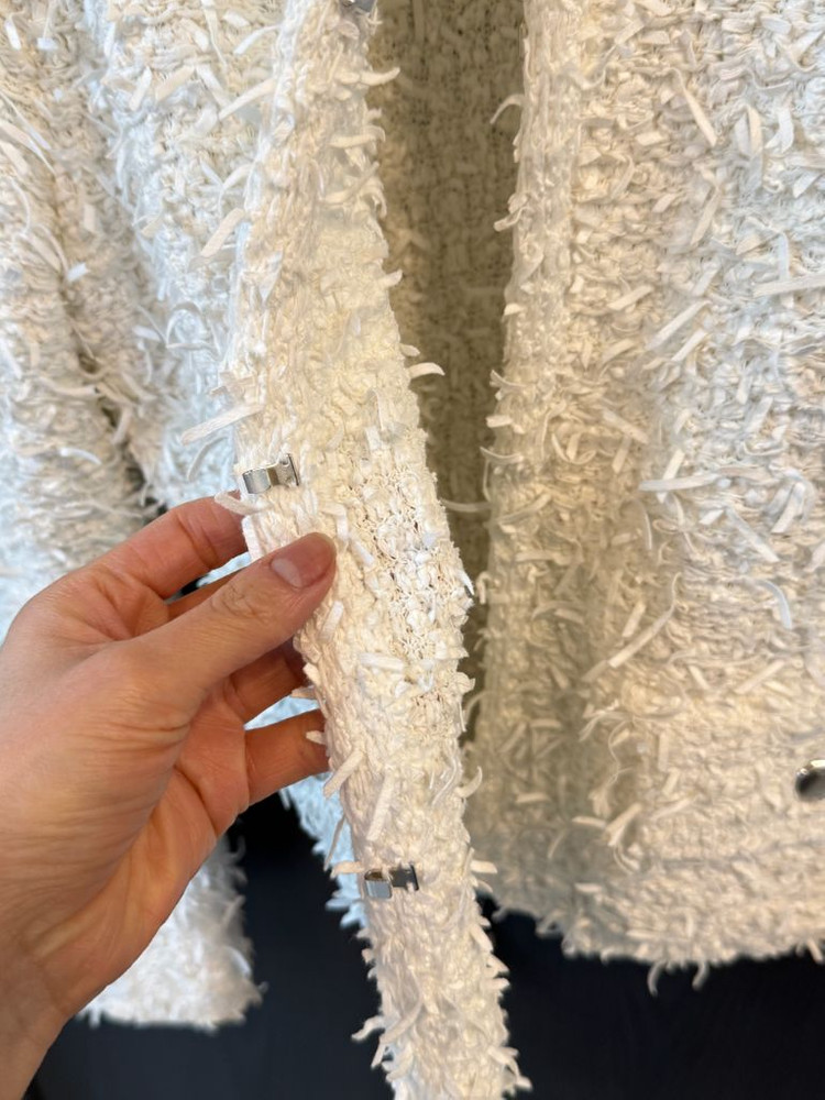 타임 트위드자켓 화이트--2