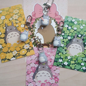 지브리 이웃집 토토로 키링 사진 엽서 포함