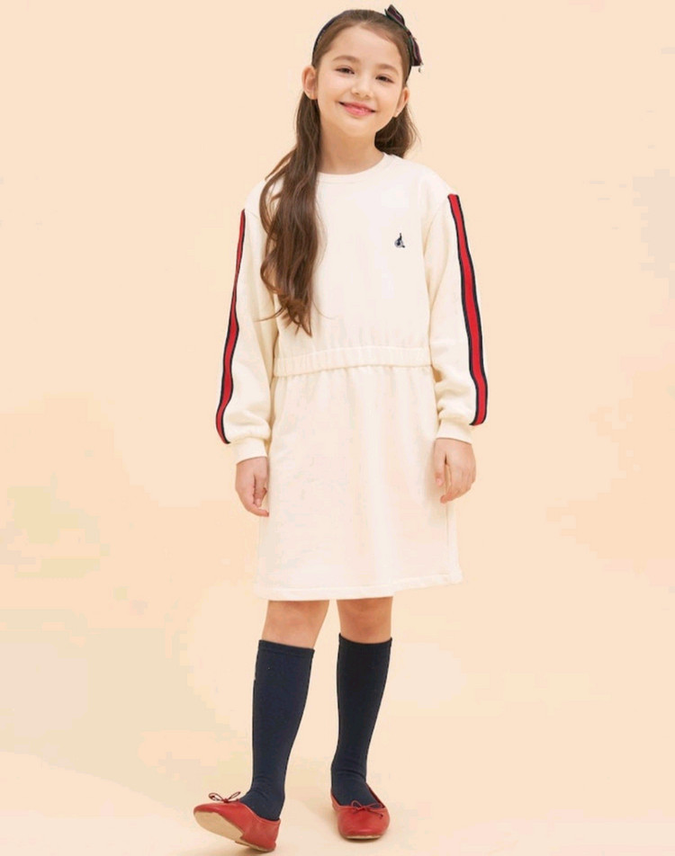 빈폴 키즈 여아 맨투맨 원피스165(새상품)--1