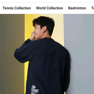 남.100-105 슬림) 요넥스 남성 배드민턴 바람막이 자켓 YONEX / 실내스포츠 트레이닝