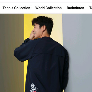 남.100-105 슬림) 요넥스 남성 배드민턴 바람막이 자켓 YONEX / 실내스포츠 트레이닝